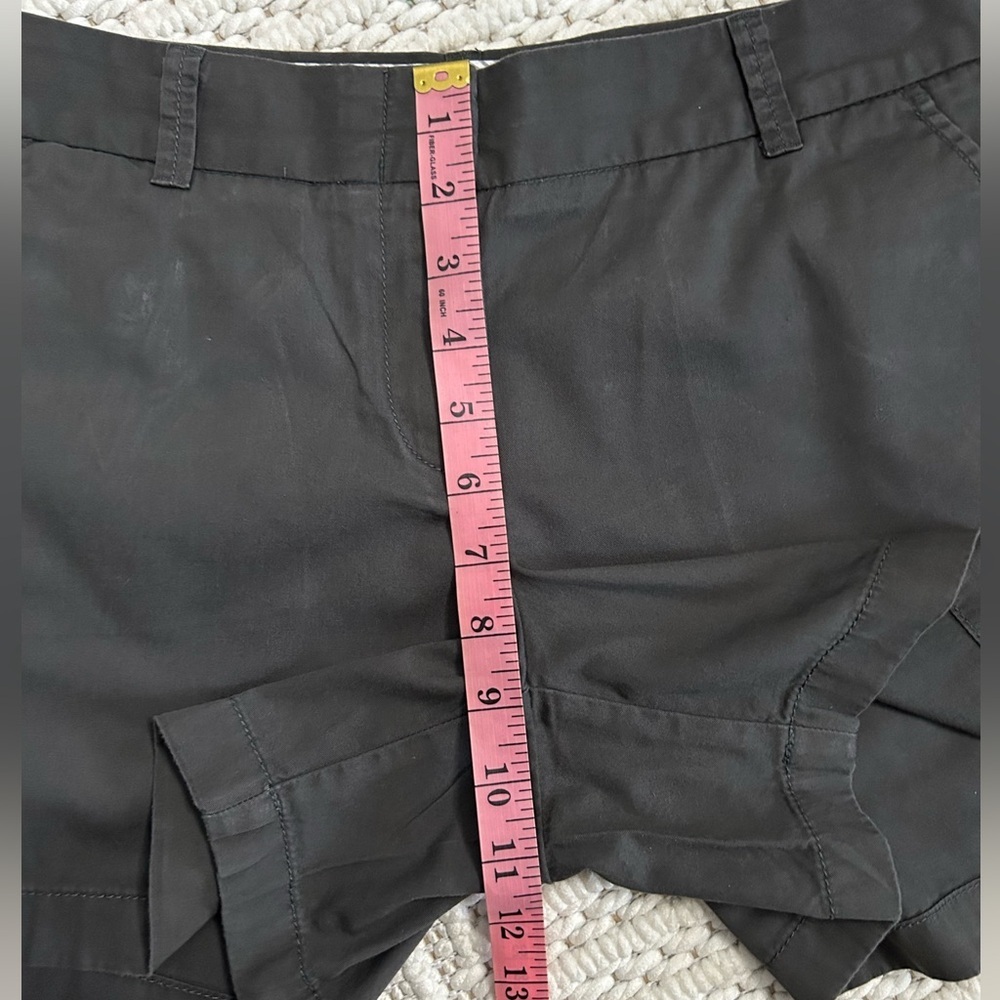 J. Crew Chino Women's Charcoal gray  6 Classic Comfort Summer Lake Fishing Beach - Picture 4 of 6